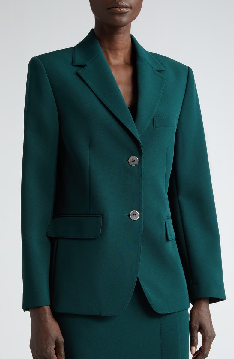 ST. JOHN Stretch Cady Blazer, Alternate, color,