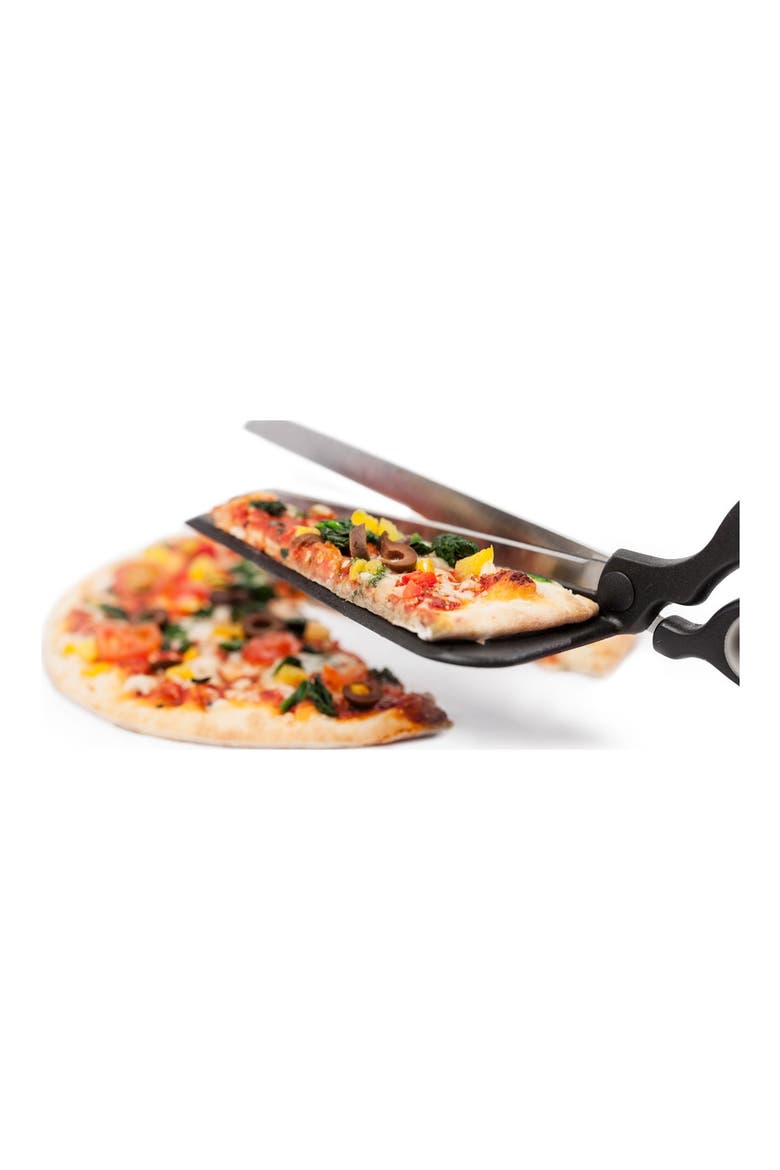 Pizza Scissors, Alternate, color, BLACK