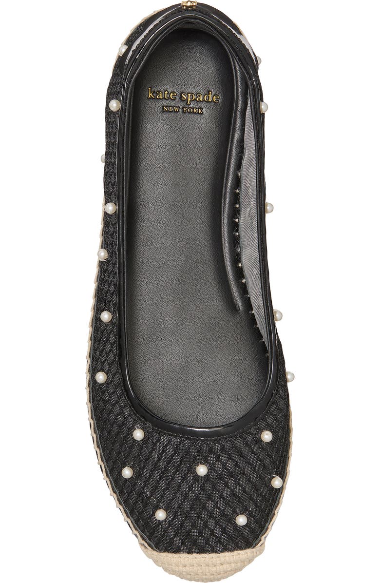 Kate Spade New York Faux Pearl Ballet Flat, Alternate, color,