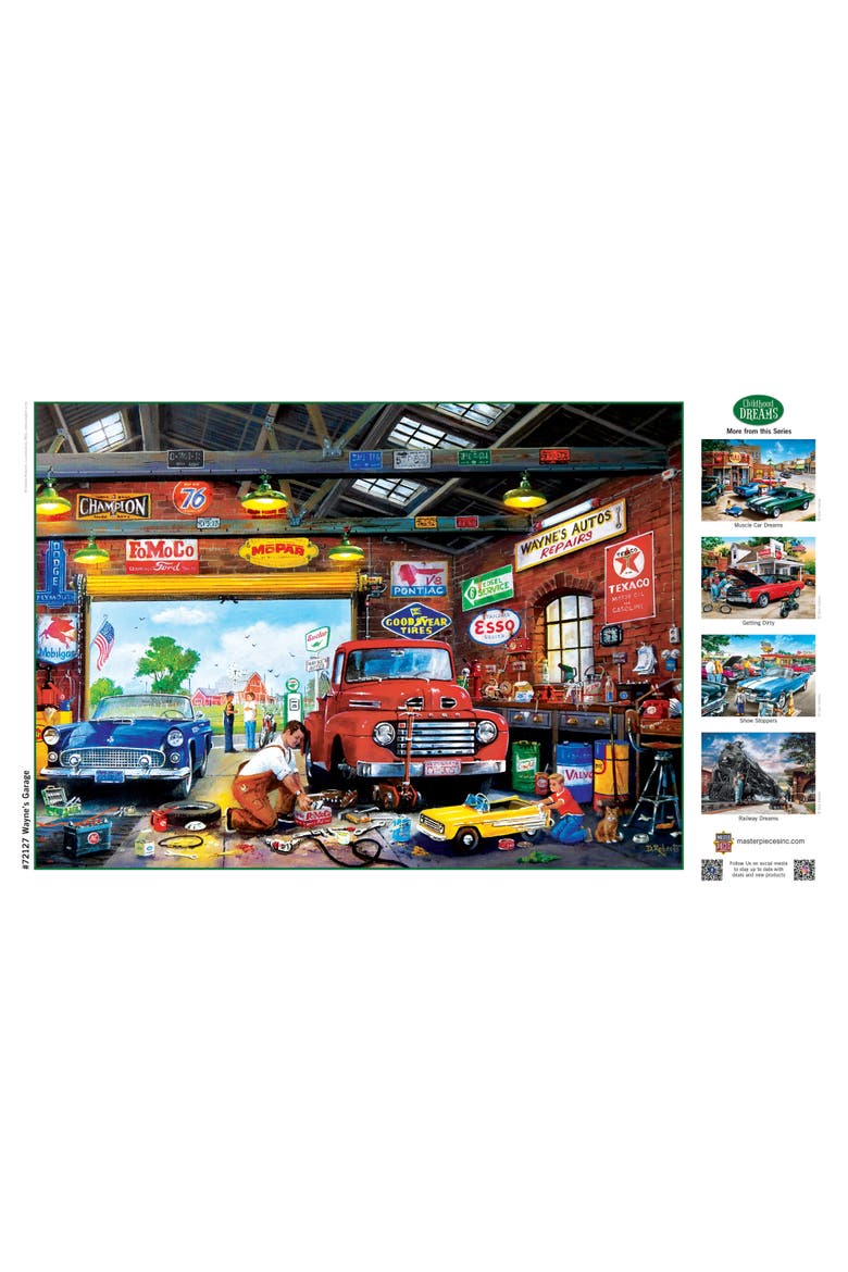 Wayne's Garage 1000 Piece Jigsaw Puzzle, Alternate, color, Multicolor