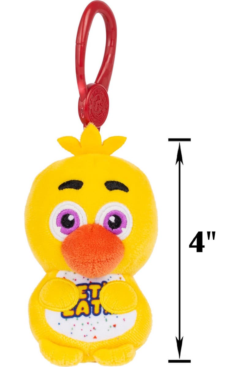 Five Nights At Freddy's Classic Chica Keychain, Alternate, color, Multicolored