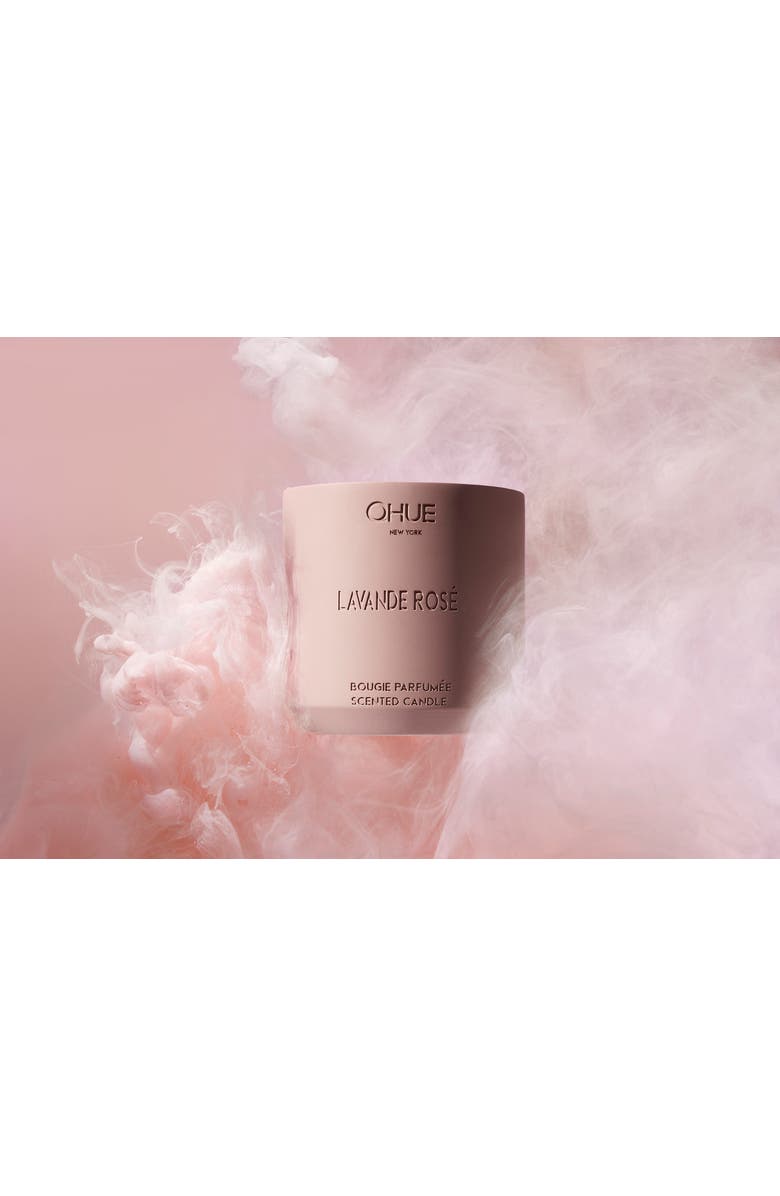 Qhue Lavande Rose Candle, Alternate, color,