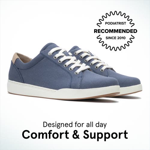 Abeo Encore Sneaker In Navy Canvas - Metatarsal