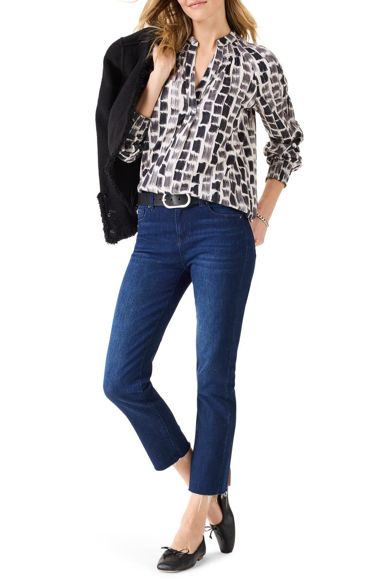 NIC+ZOE Brushstrokes Print Pullover Top, Alternate, color,