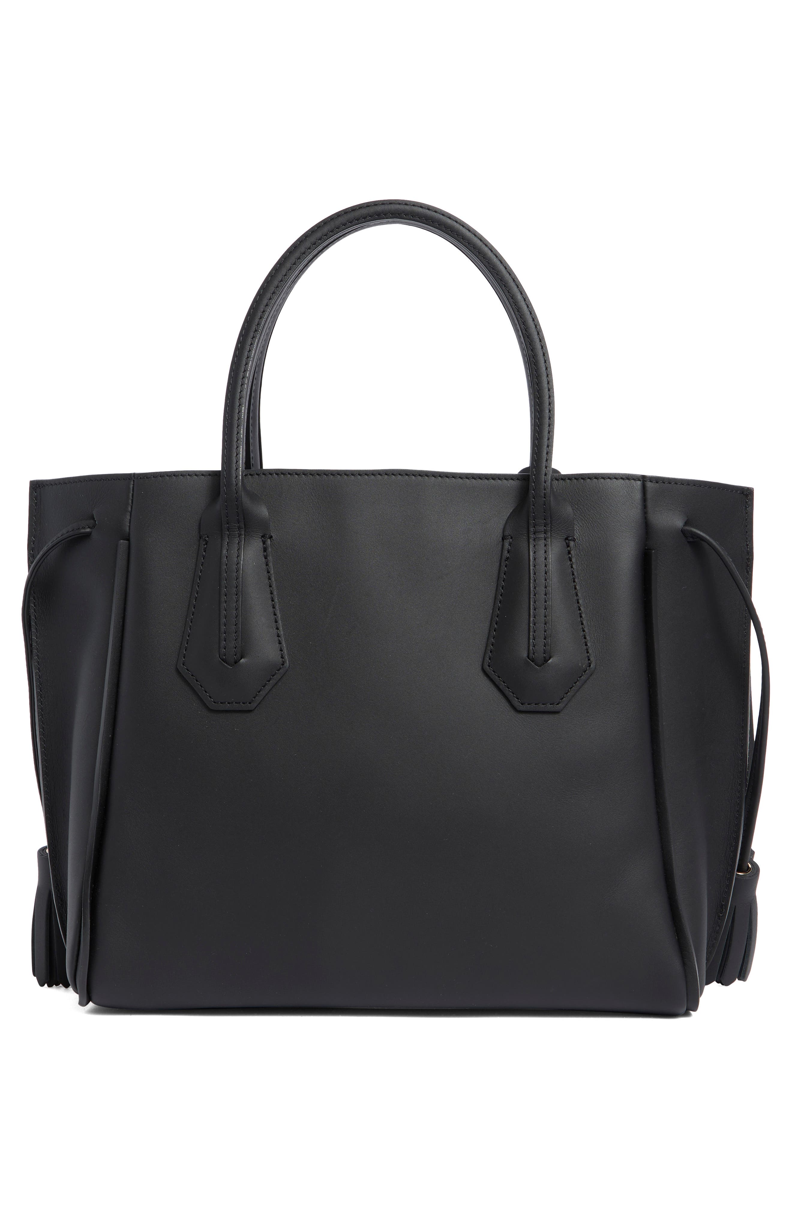 Longchamp Small Penelope Arty Handbag, Alternate, color, Red/Black