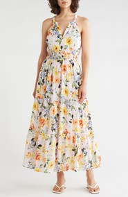 Lovestitch Halter Tiered Maxi Dress