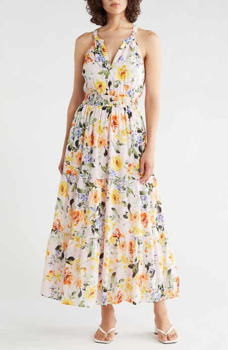 Lovestitch Halter Tiered Maxi Dress