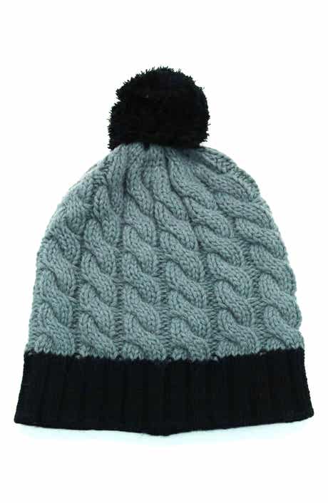 Portolano Wool Blend Pompom Beanie