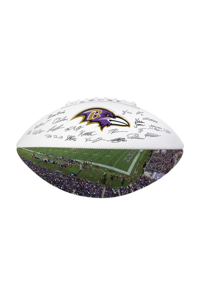Baltimore Ravens 2025 Autograph Signature Football, Main, color, Black