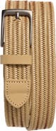 Nordstrom Diego Woven Leather Stretch Belt