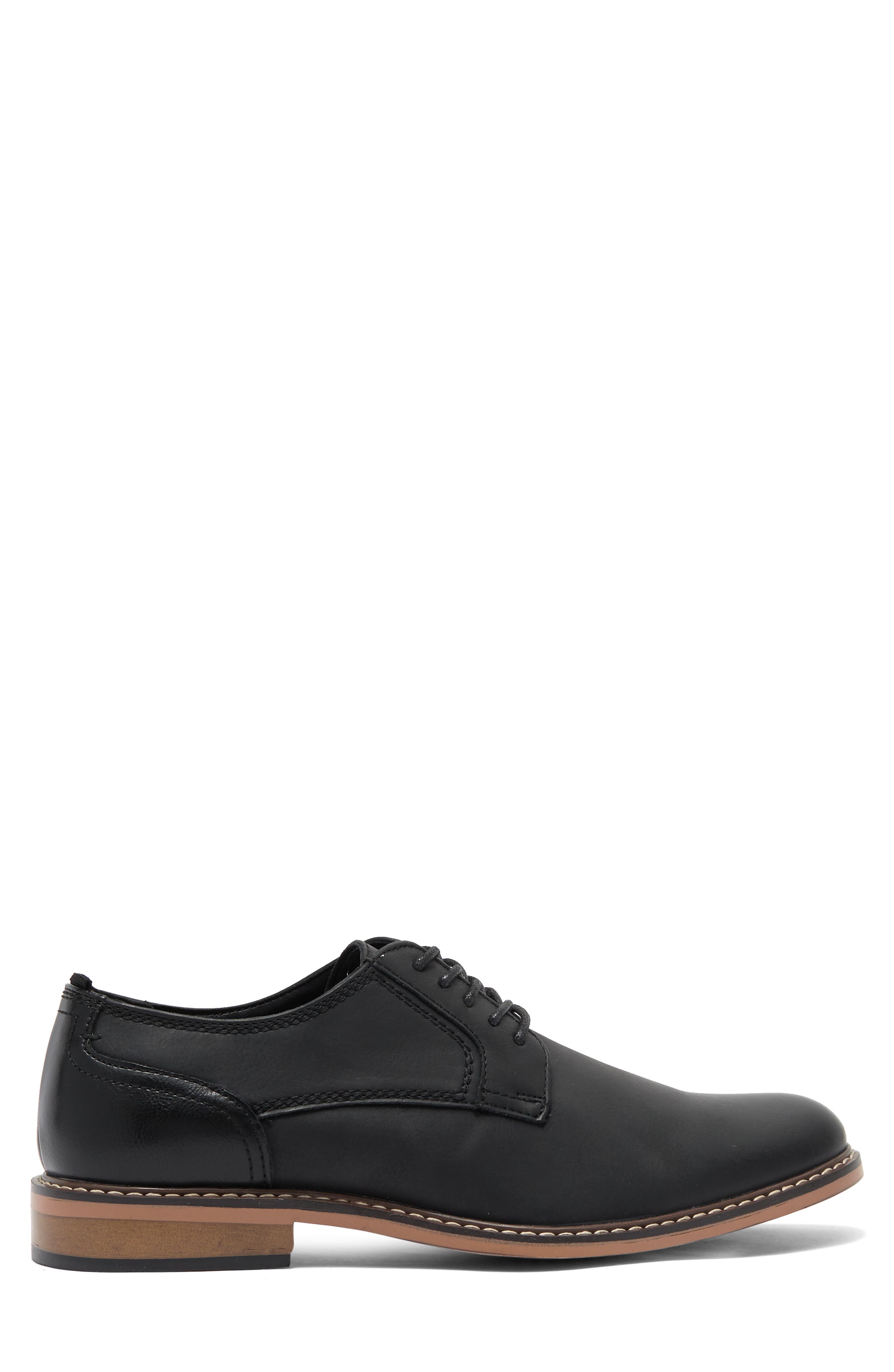 MADDEN Attern Plain Toe Derby, Alternate, color, Black Nubuck