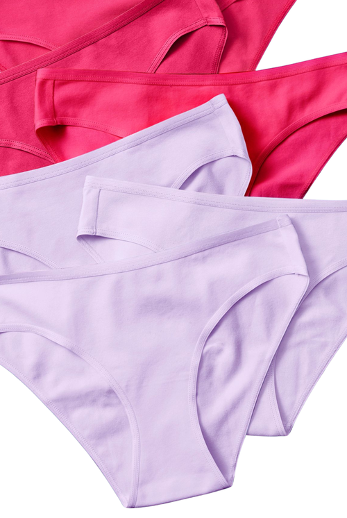 Yellowberry Simple Pima Cotton Underwear 6pk In Wildflower