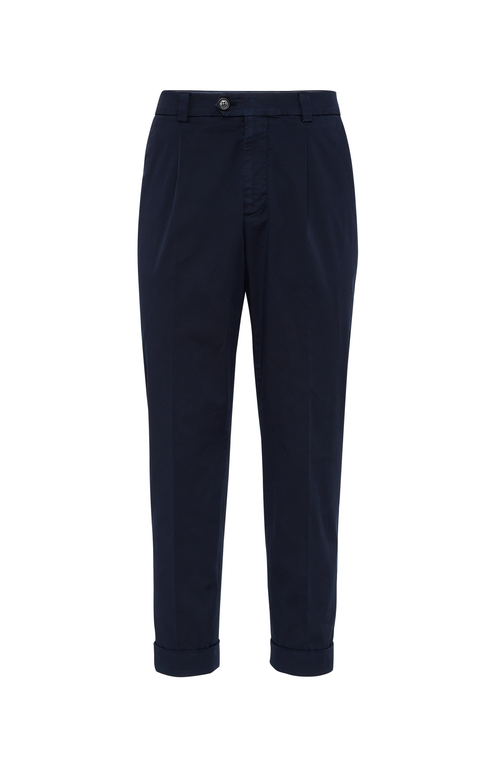 Brunello Cucinelli Pant In Navy Blue