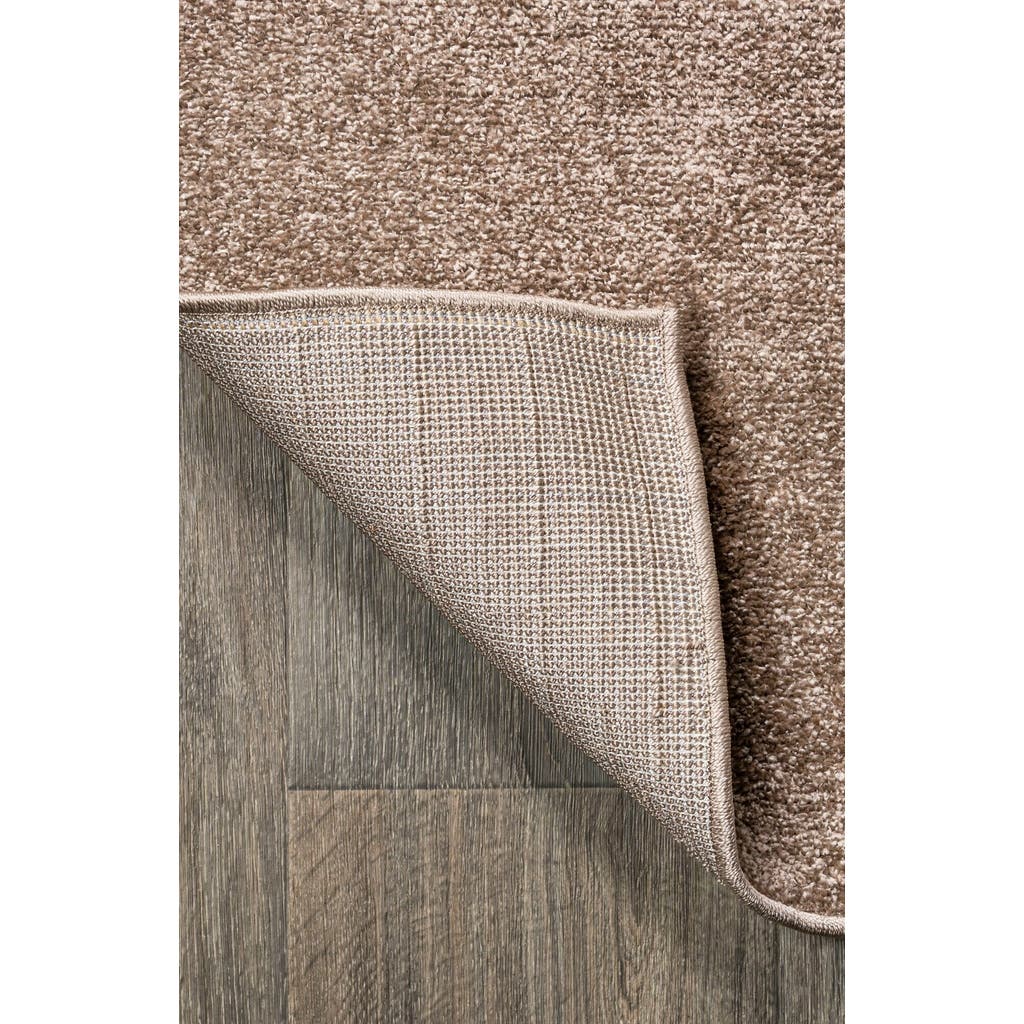 Jonathan Y Haze Solid Low-pile Area Rug In Brown