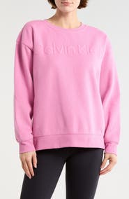 Calvin Klein Puff Print Fleece Sweatshirt