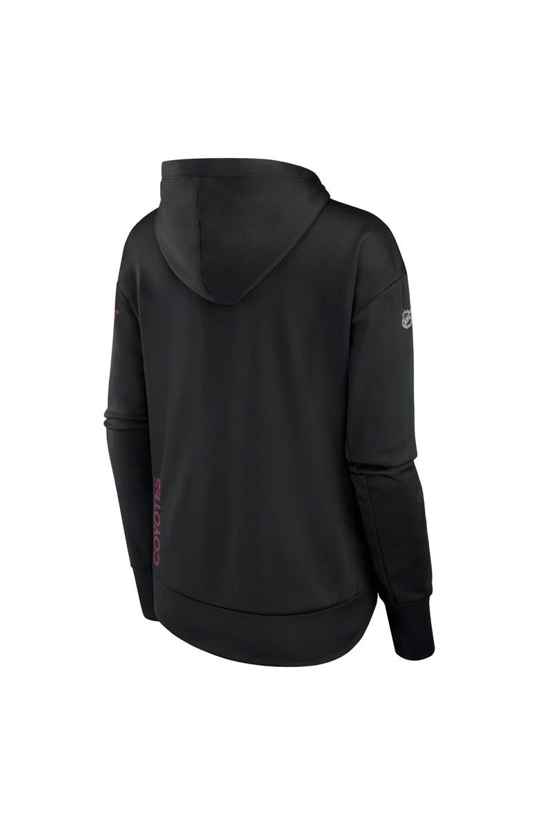 FANATICS Women's Fanatics Branded Black Arizona Coyotes Authentic Pro Scuba Full-Zip Hoodie, Alternate, color,