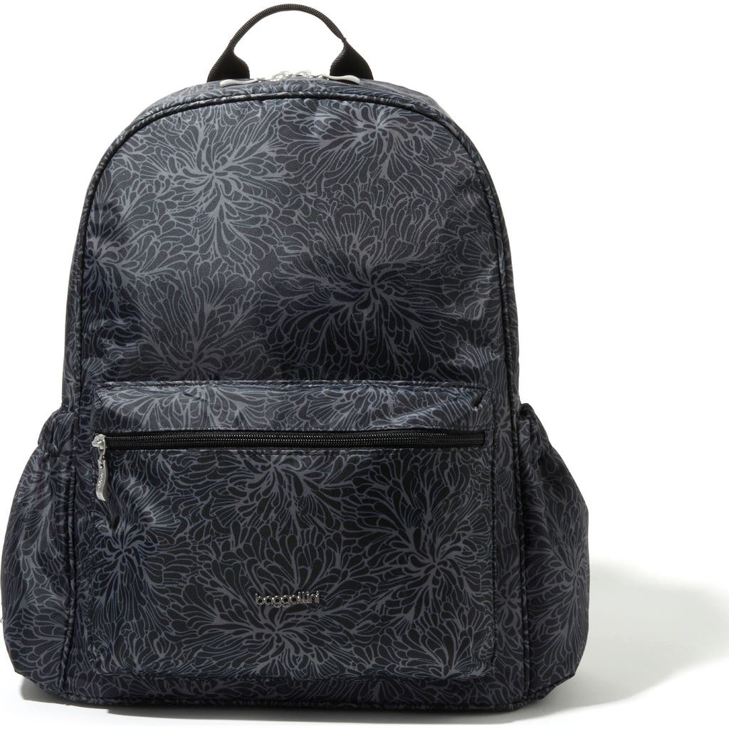 Baggallini On The Go Laptop Backpack In Midnight Blossom