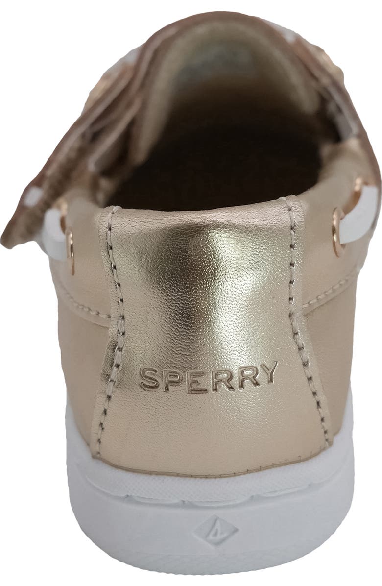 Sperry Cup II Metallic Boat Shoe, Alternate, color, Gold Metallic