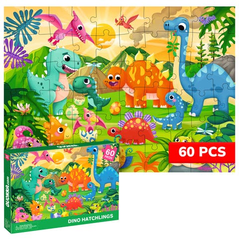 60-Piece Jigsaw Puzzle for Kids - Animal and Fantasy