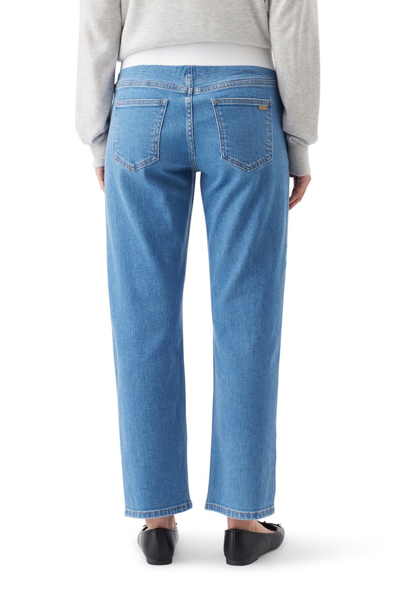 Teddy Straight Leg Maternity Jeans, Alternate, color, Classic Blue