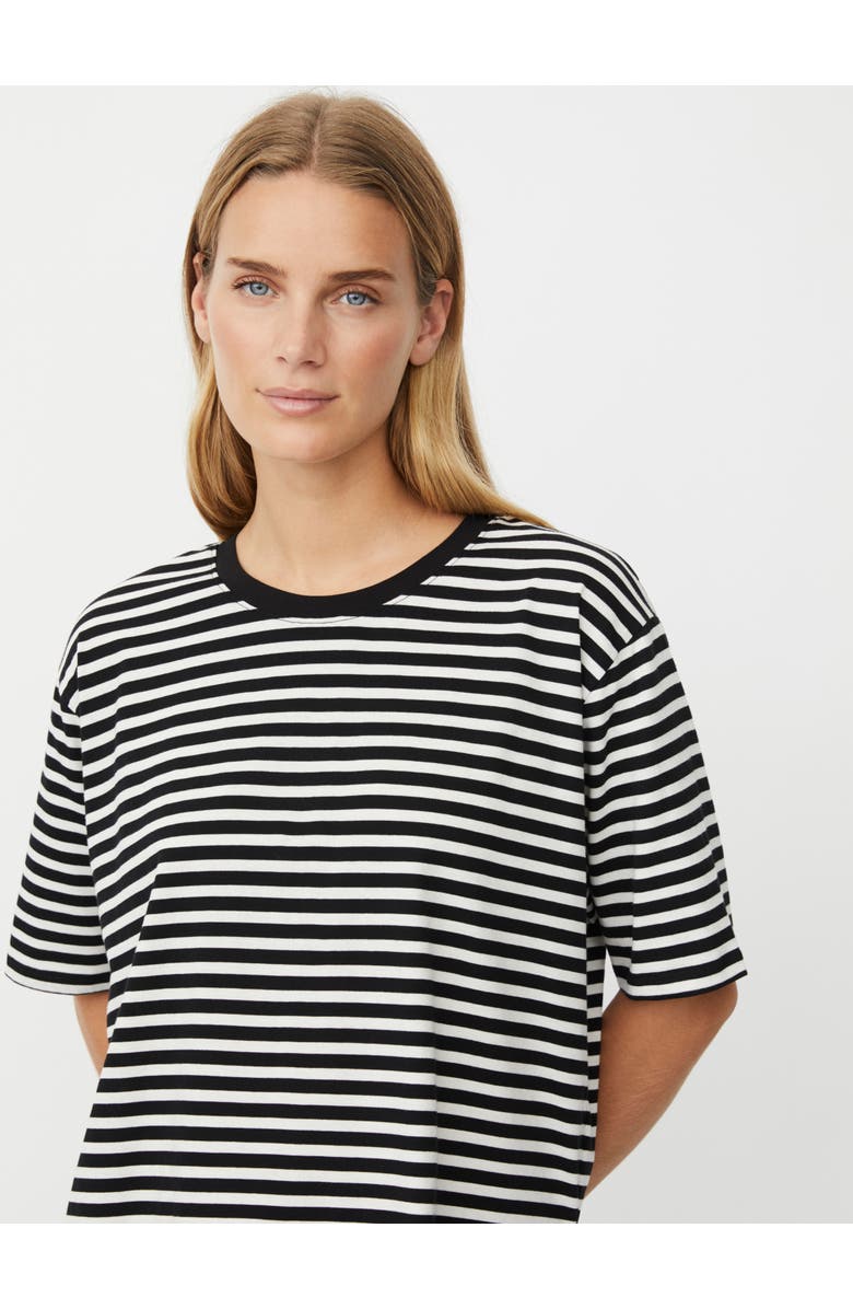 Masai Copenhagen Doreann Round Neck Short Sleeve T-Shirt, Alternate, color, Black