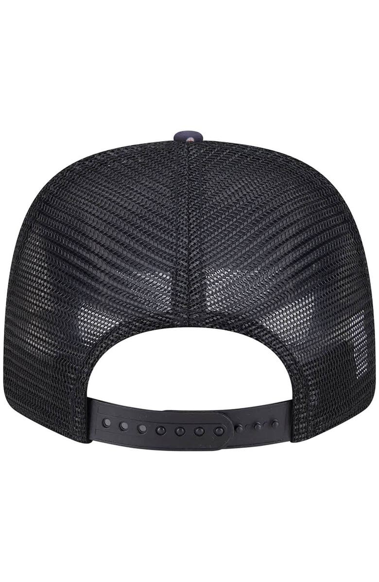 New Era Men's New Era Black Chicago Cubs Adventure Drinks Pattern 9SEVENTY Stretch-Snap Hat, Alternate, color, Navy