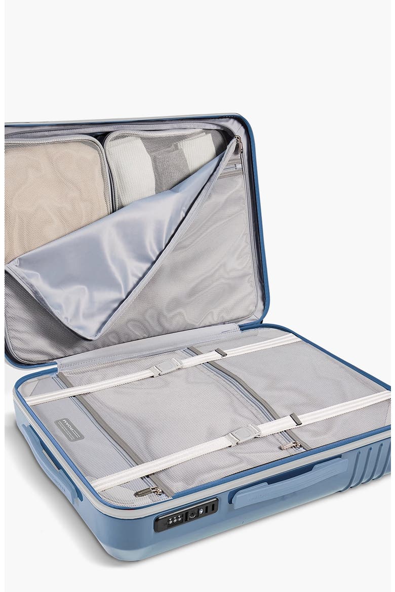 Check-In Luggage, Alternate, color, Slate Gloss / White Trim