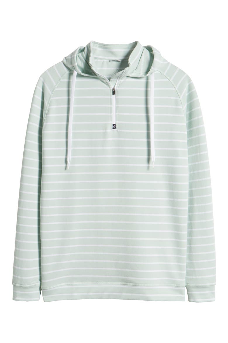 Dalton Quarter Zip Hoodie, Alternate, color, SURF SPRAY