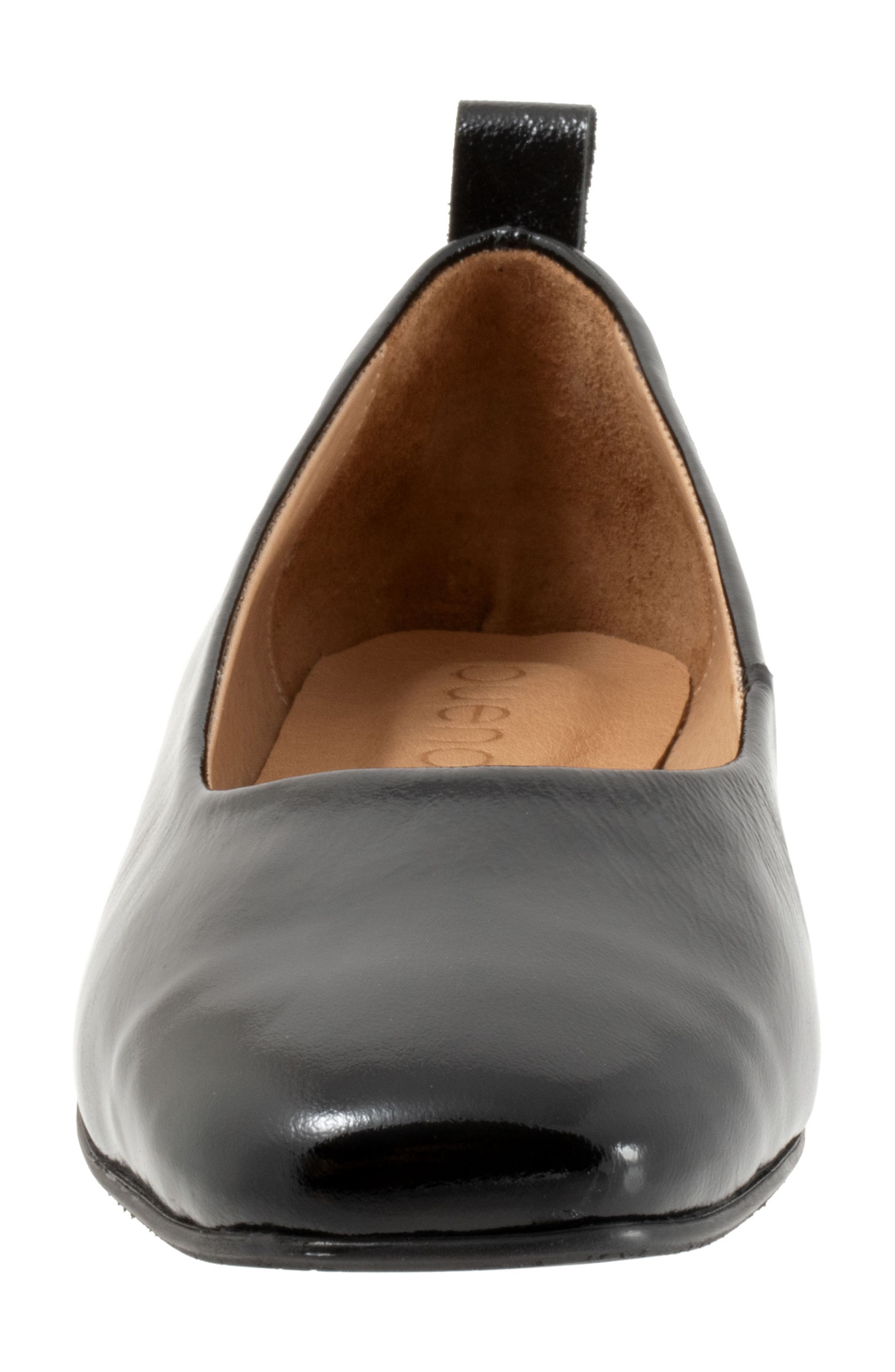 Bueno Elizabeth Flat, Alternate, color, Black Patent