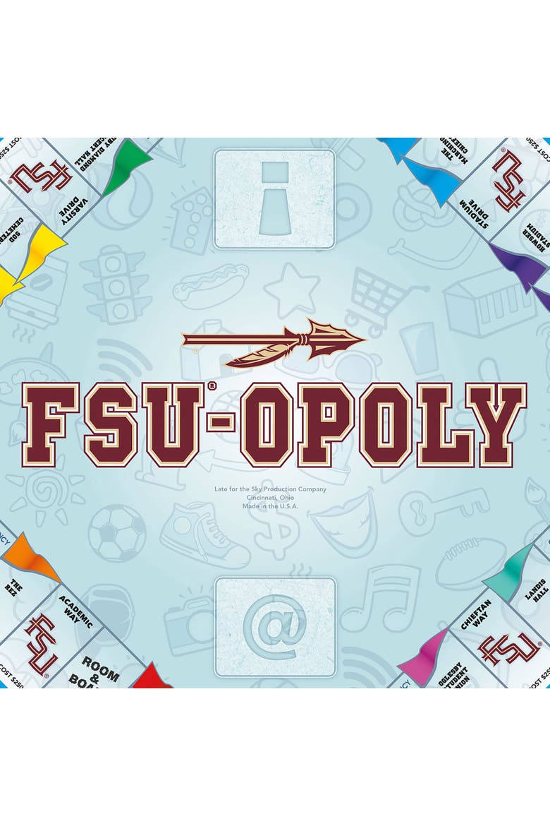 Florida State University Fsuopoly Monopoly Board Game, Alternate, color, Multicolored