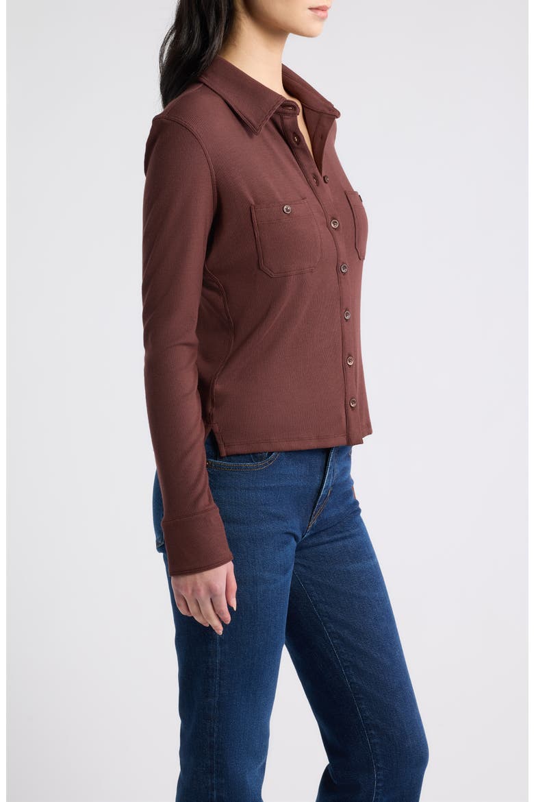 The Rib Pocket Top, Alternate, color, CURRANT