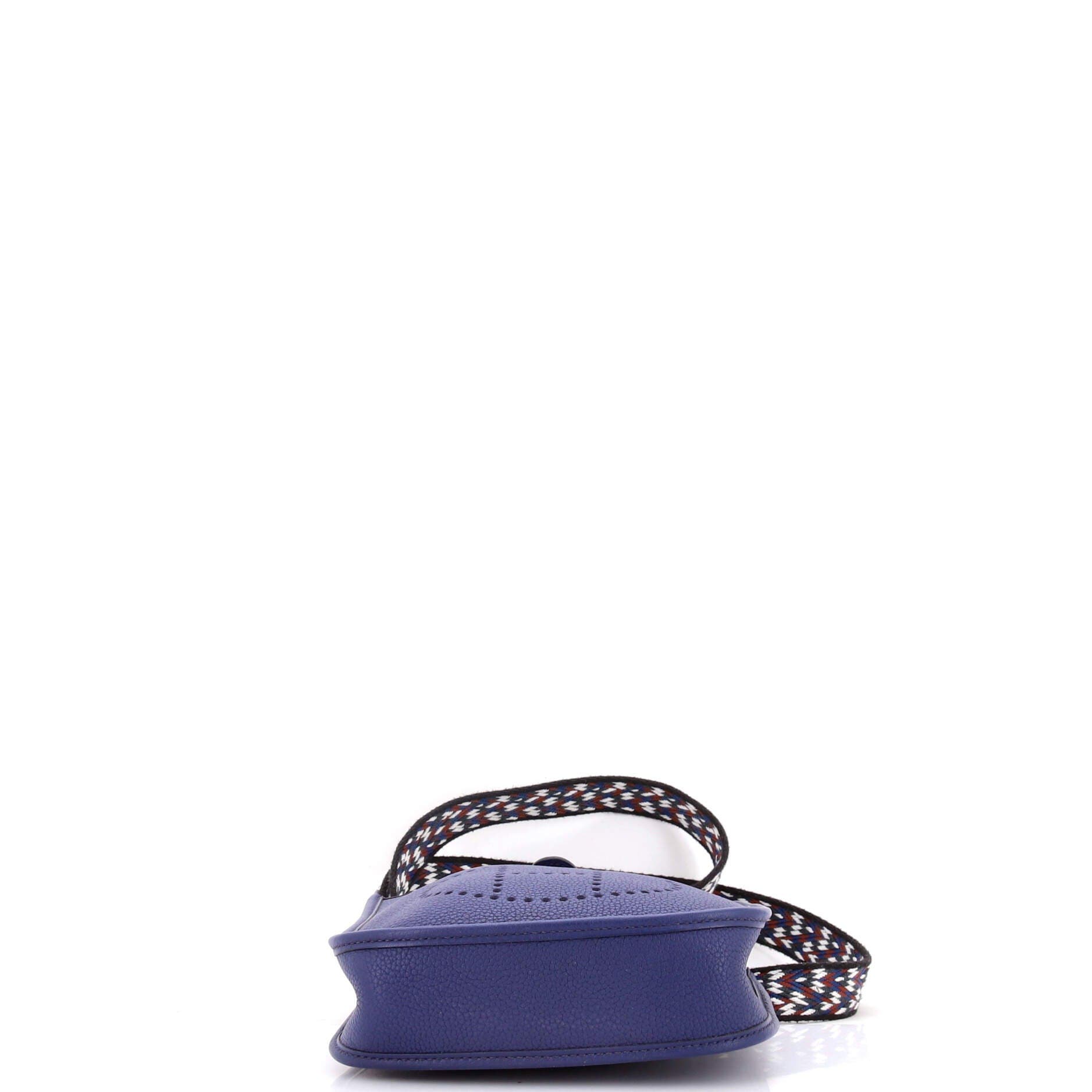 Pre-Owned Hermes Evelyne Bag Gen III Maurice TPM, Alternate, color, Bleu Encre