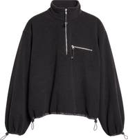 Cecilie Bahnsen Frederik Half Zip Wool Blend Jacket