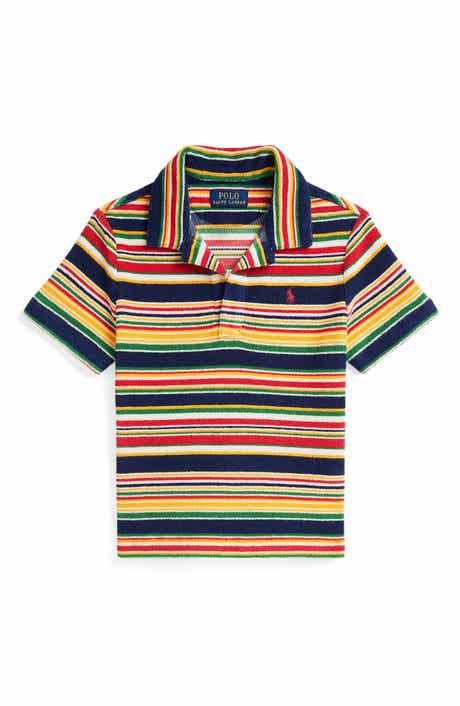 Polo Ralph Lauren Kids' Stripe Cotton Terry Polo