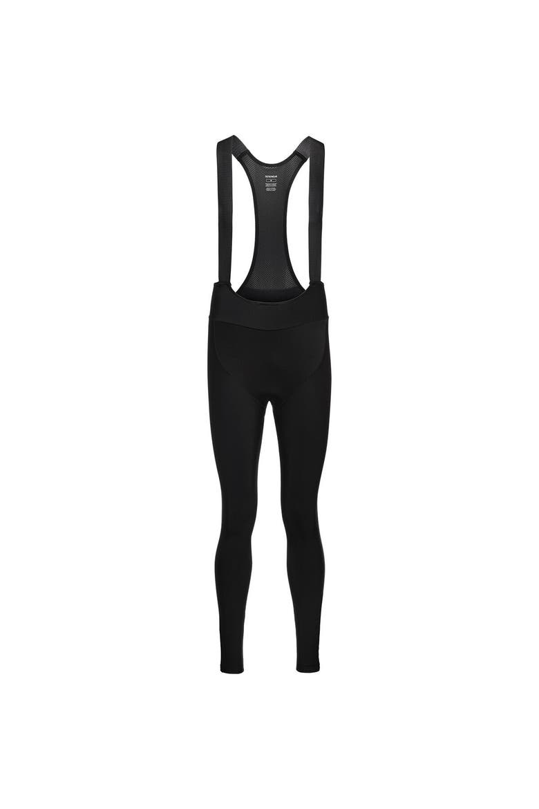 Swiftride Thermo Bib Tights+ - Men's, Main, color, Black/Neon Yellow