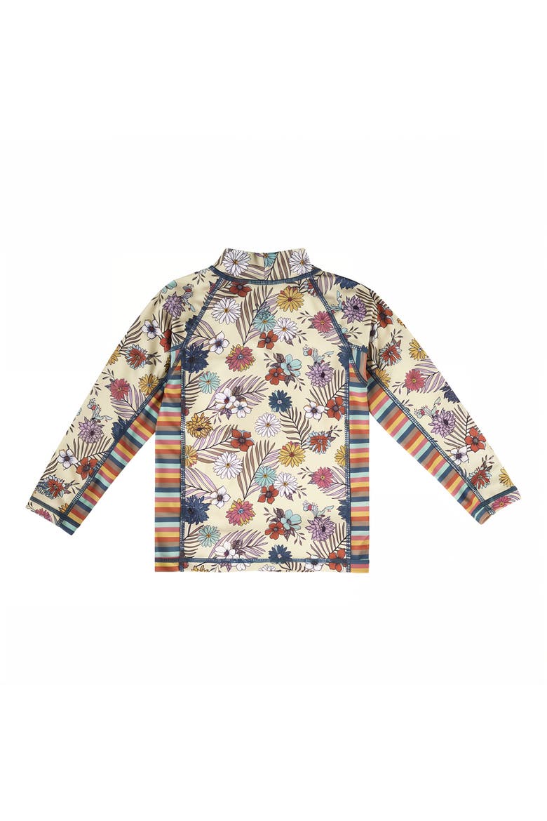 2PC Long Sleeve Sunny Swim Set, Alternate, color, Summer Garden