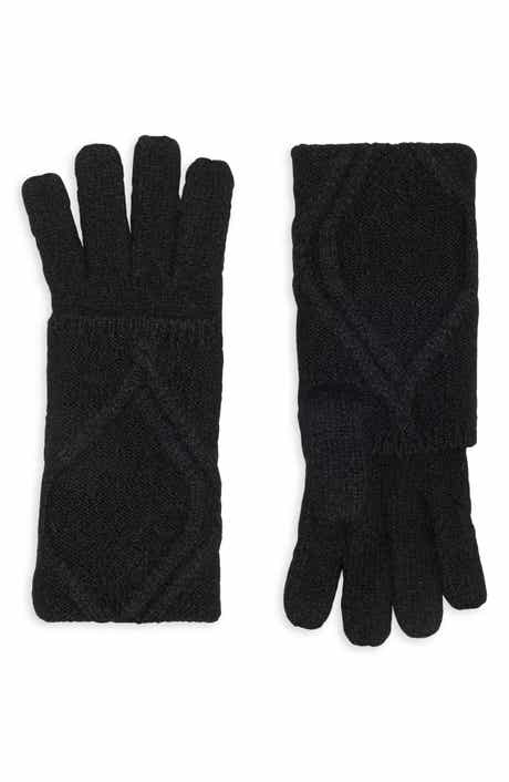 Cable Foldover Gloves