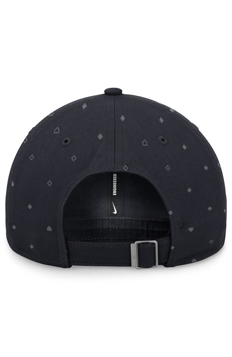 Nike Men's Nike Navy New York Yankees Primetime Print Club Adjustable Hat, Alternate, color,