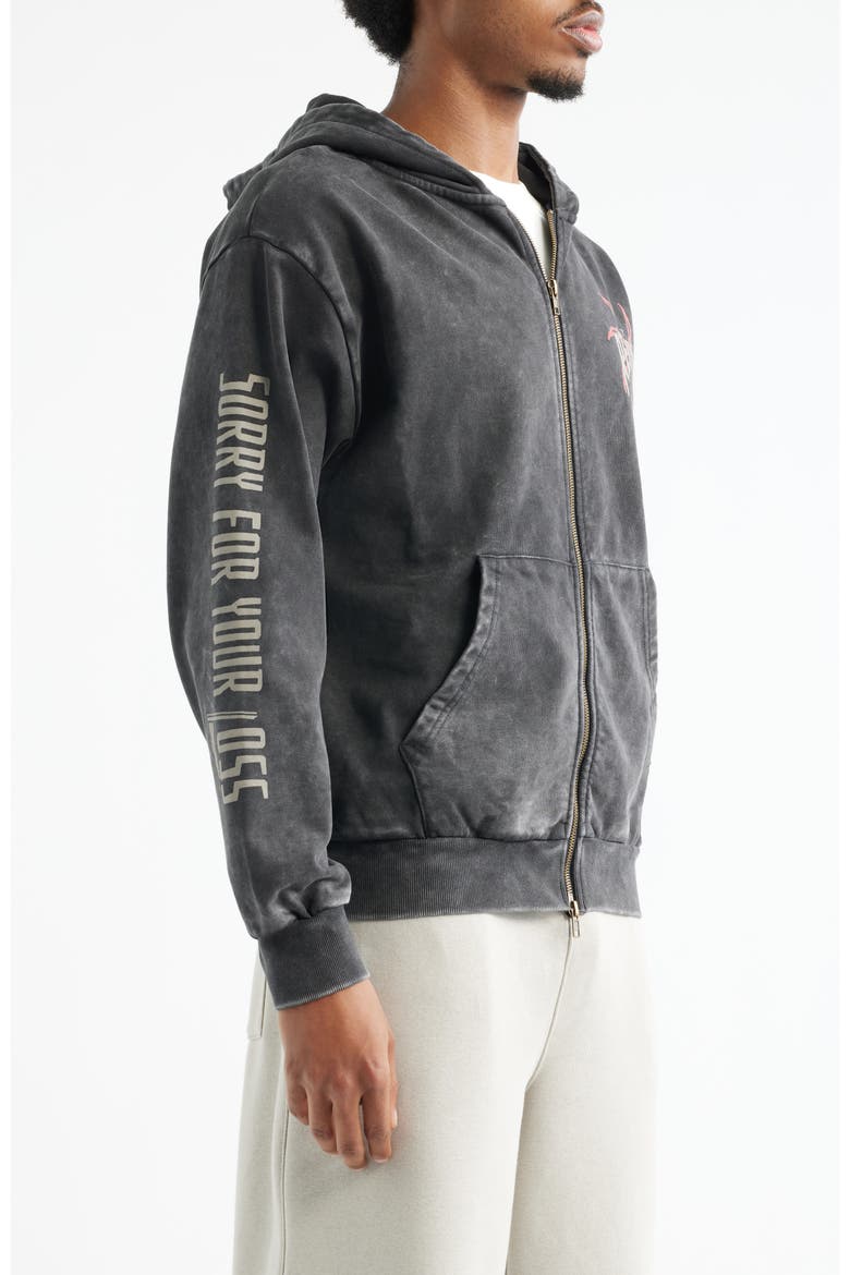 City Reapers Scythe Zip Hoodie, Alternate, color, BLACK