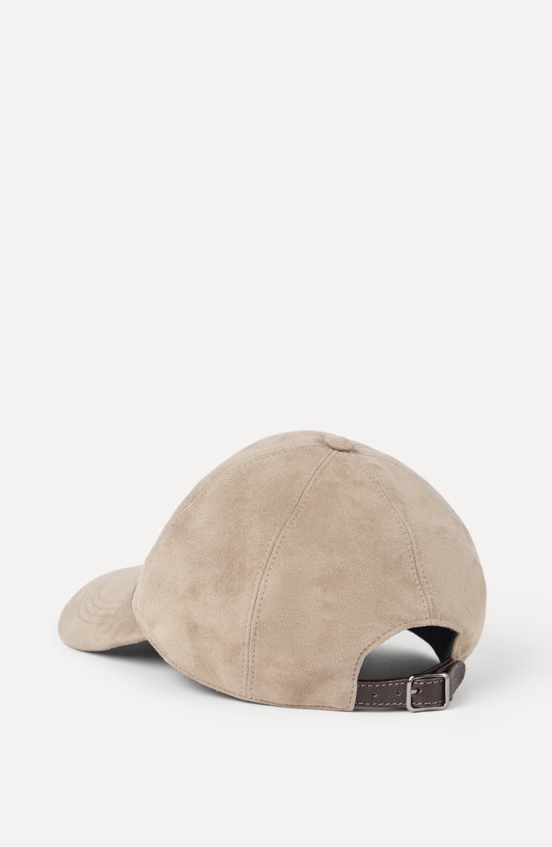 Brunello Cucinelli Baseball Cap with monili, Alternate, color, Beige