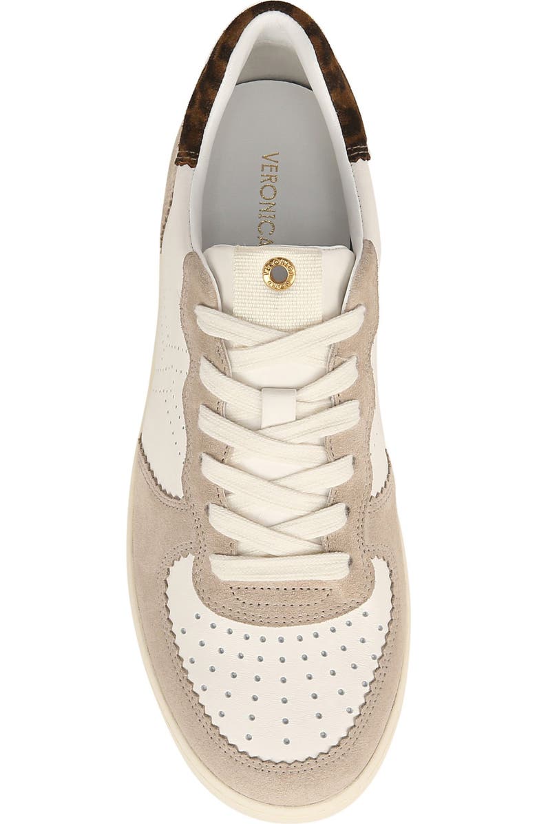 Veronica Beard Lennox Sneaker, Alternate, color, White/ Leopard