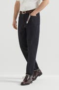 Brunello Cucinelli No-fade denim iconic fit five-pocket trousers