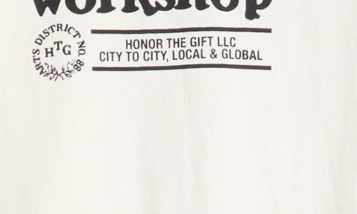 Honor The Gift Workshop Graphic T-shirt In White