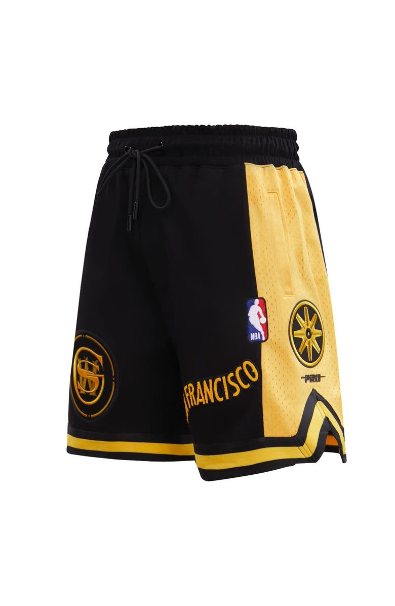 PRO STANDARD Men's Pro Standard Black Golden State Warriors 2023/24 City Edition DK Shorts, Alternate, color,