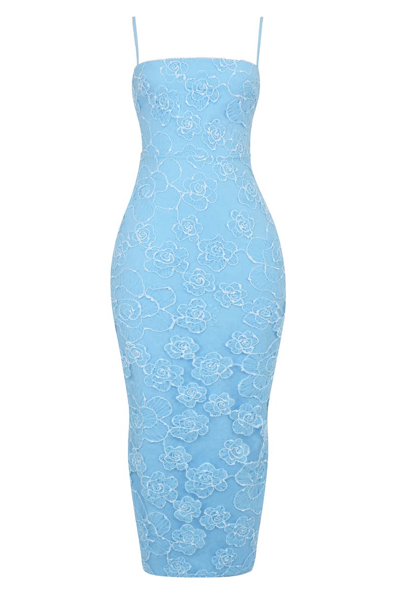 Eva Floral Lace Gown, Alternate, color, CINDERELLA BLUE