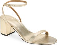 BOSS Cristas Leather Ankle Strap Sandal