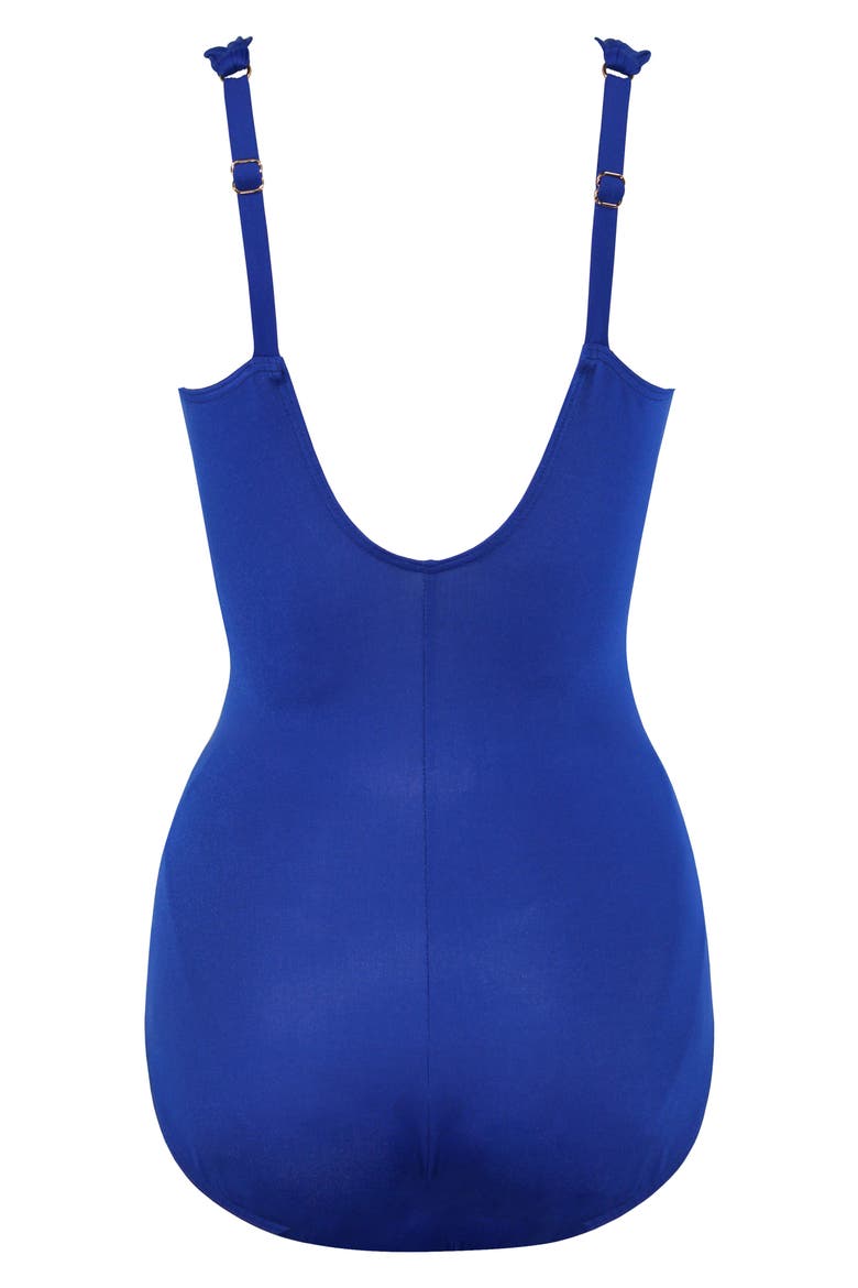 Razzle Dazzle Siren One-Piece Swimsuit, Alternate, color, AZL