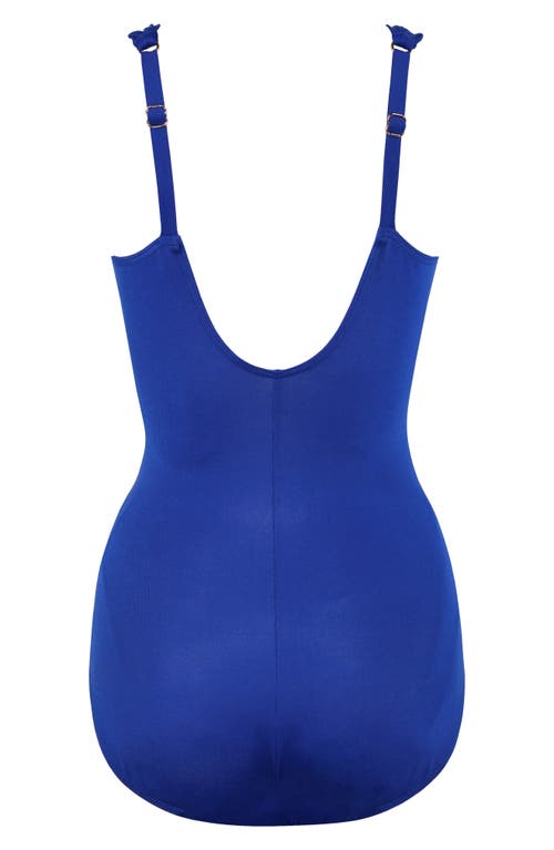 Miraclesuit Razzle Dazzle Siren One-piece Swimsuit In Blue