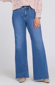 NYDJ Mia Palazzo High Waist Flare Jeans