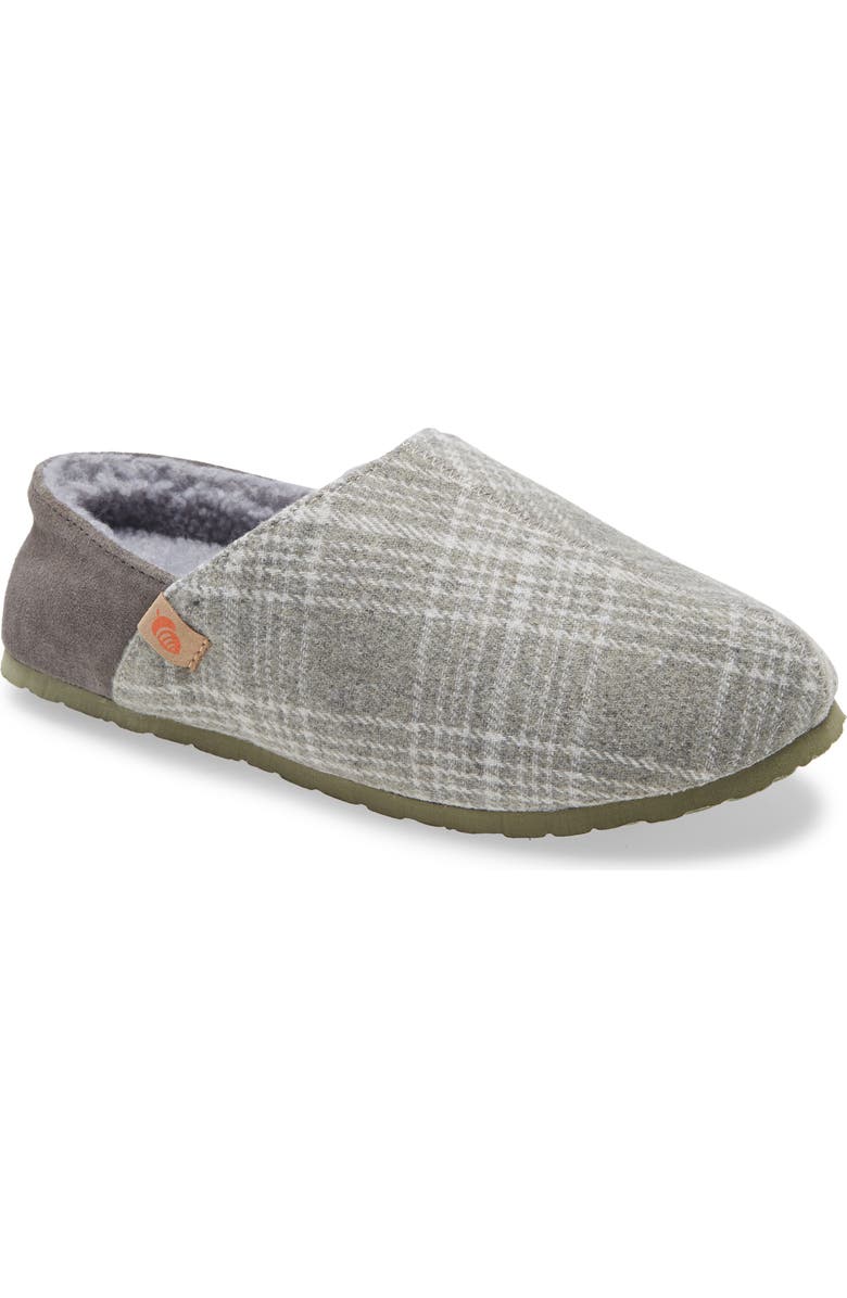 Acorn Parker Plaid Slipper, Main, color,